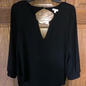 Black dressy top